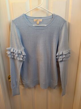 Michael Kors Pastel Blue Knit Spring Sweater